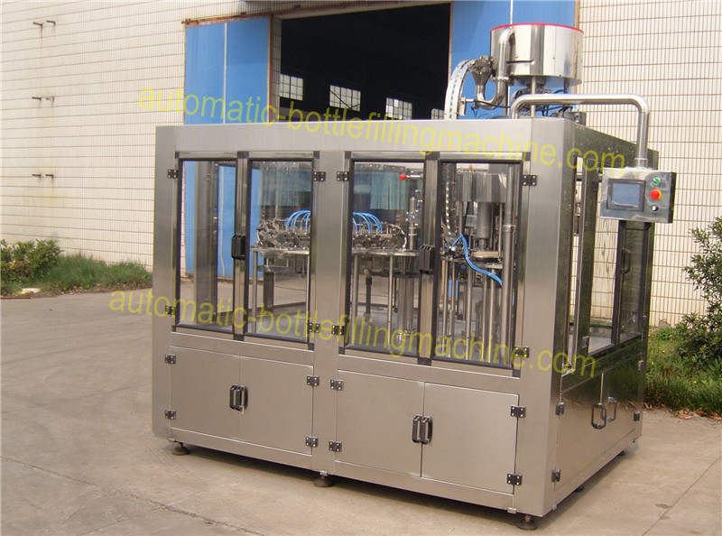 Compact Structured Bottling Line Equipment , Carbonated Soft Drink Filling Machine