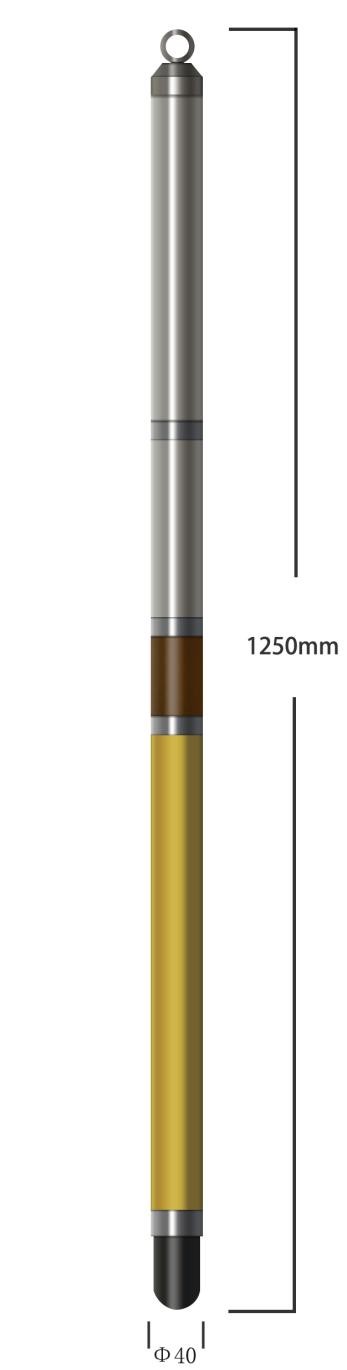 Quality Azimuth 360 deg Remote Digital Inclinometer Probe Vertex range 0-50 deg for sale
