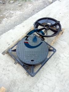 Quality 610x610 ductile iron manhole cover ,EN124 B125   hot sales for sale
