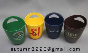Quality fashion colorful plastic ice bucket for sale