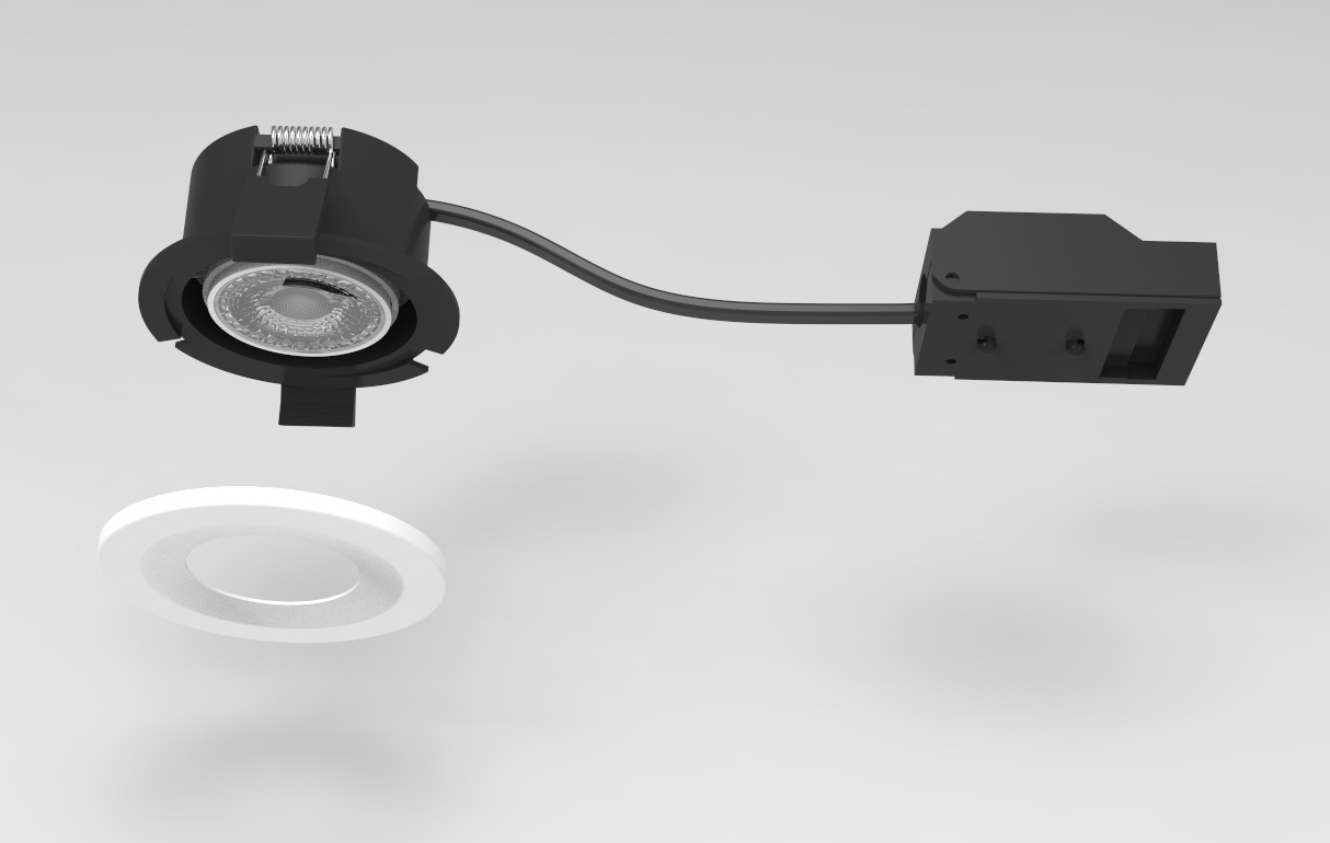 Buy cheap Cutout 68mm 5W Flickerfree Spotlight Bezel Interchangeable Integrated Spotlight from wholesalers