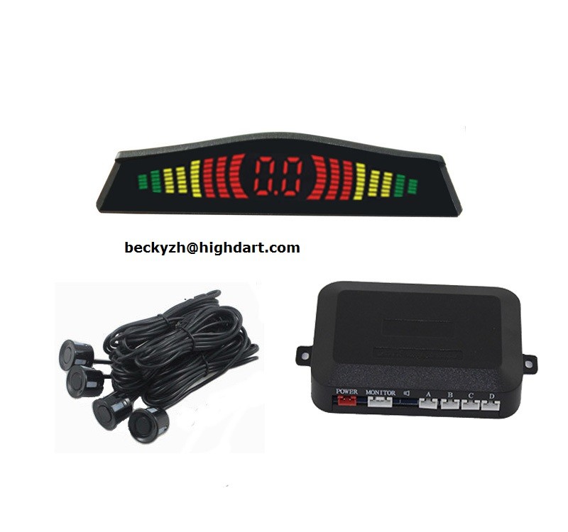 Parking Sensors assistance LED Wireless Car Reversing Aid Easy Install And