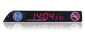 Quality LED City Bus and coach digital clock factory supply  Kinglong Yutong rest room sign for sale