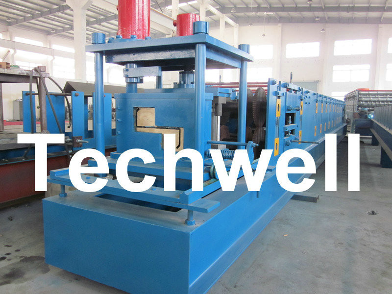 Quality Customized Steel Z Shaped Purlin / Z Channel Roll Forming Machine TW-Z300 for sale