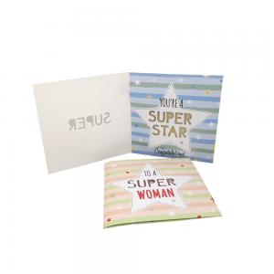 Quality Glossy Lamination Sound Greeting Cards Musical 5inch×7inch Size ROHS Certificat for sale