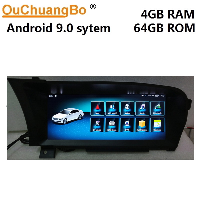 Quality Ouchuangbo android 9.0 car audio gps for 10.25  inch Benz S W221 2005-2013 8 core 4GB+64GB for sale