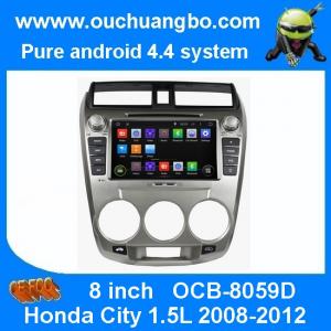 Quality Ouchuangbo Car DVD GPS Navigation Stereo System for Honda City 1.5L 2008-2012 Android 4.4 for sale