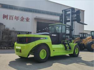 Quality Cummins Engine 30T Container Handling Forklift With Hydraulic Fork Positioner for sale