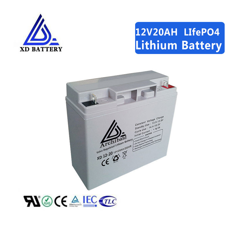Quality 20AH 12v Deep Cycle Lithium Ion Battery For Rv , OEM Li Ion Rv Battery for sale