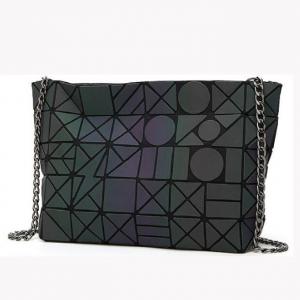 Quality Diamond Lattice Luminous Single Shoulder Women'S Messenger Bag for sale