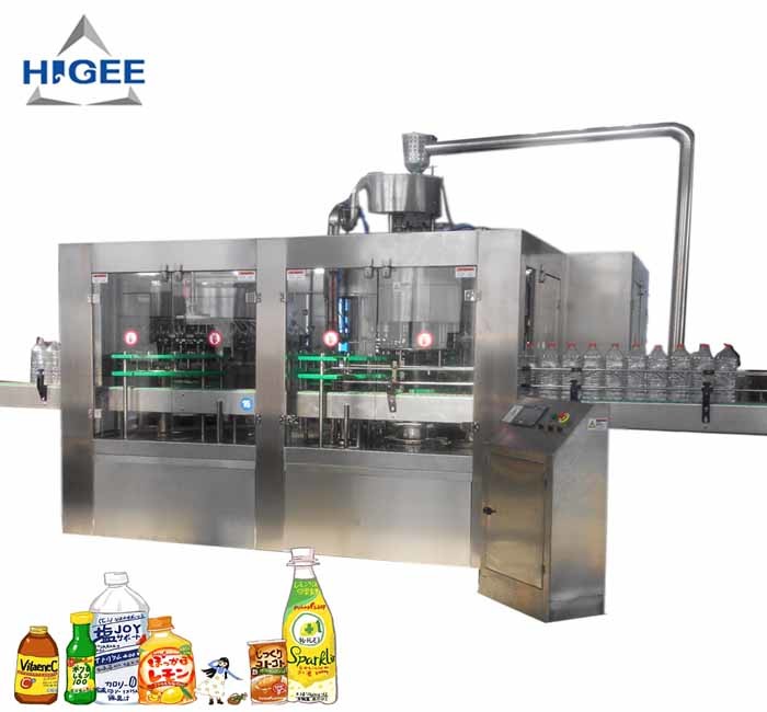 Quality Automatic Carbonated Beverage Filling Machine / Liquid Filling Machine For PET Bottle for sale