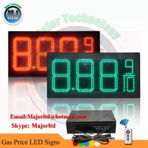 Quality 8"  Red 7 Segment LED Petrol Station Price Display for Outdoor Usage for sale