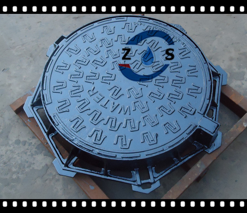 Buy cheap Hot sales 850x600x100mm D400 ductile iron lockable manhole cover ,sewage cover from wholesalers