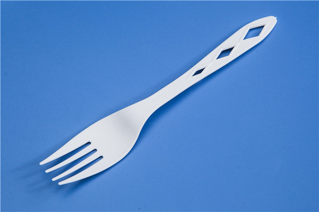 Quality 6.5" Crystallized PLA Biodegradable Disposable Cutlery for sale