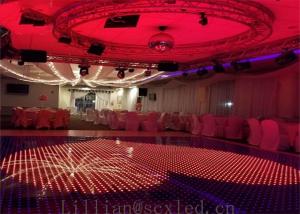 Quality 3d Dance Floor LED Display , 6000cd Interactive LED Floor Screen for sale