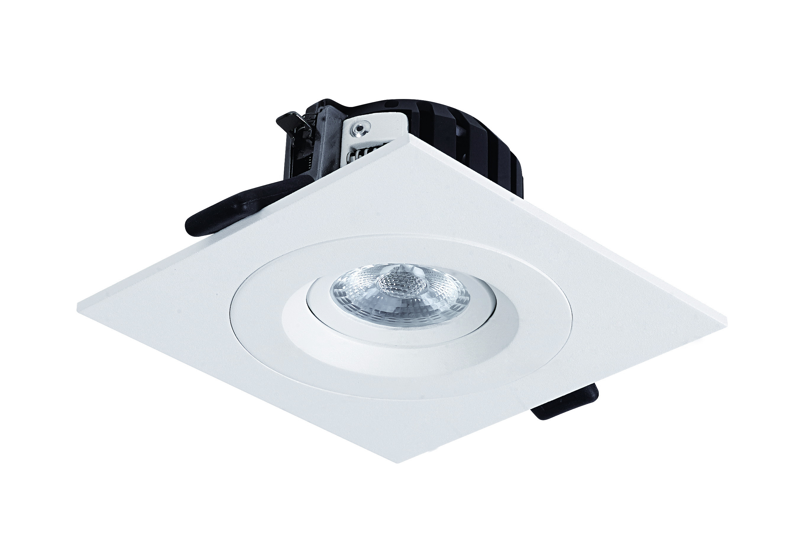 Quality Square 360 Rotatable Dimmable LED Recessed Lighting 130x130mm for sale