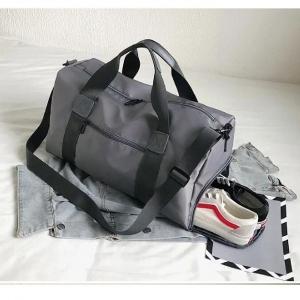 Quality OEM Waterproof Nylon Sports Bag With Shoe Compartment for sale