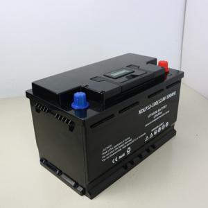Quality Lithium Ion 12 Volt Deep Cycle Marine Battery Waterproof Case 12v 100ah Bms Lifepo4 for sale