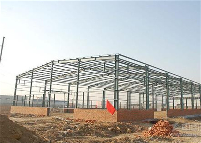 Quality Industrial Steel Construction Prefab Warehouse Building Q235 / Q345 Material for sale