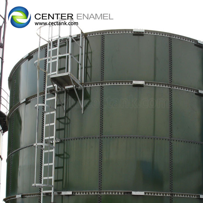 Quality Glass Lined Steel Industrial Water Tanks For Coco - Cola Wastewater Treatment Plant for sale