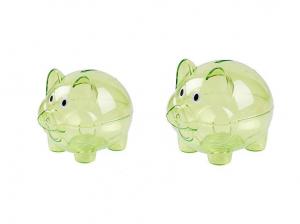 Quality Clear Money Safe Piggy Bank , Colorful Childrens Money Boxes Piggy Banks for sale