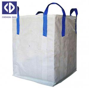 Quality Spout Top White Sand Bulk Bag / Bulk Material Bags With UV Stabilization for sale