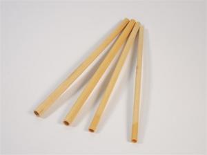 Quality Biodegradable Wide Reed Plant Based Drinking Straws Green Chemical Free for sale