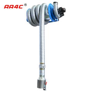 Quality High Temp Motorized Vehicle Exhaust Hose Reel With Fans Customized Nozzle for sale
