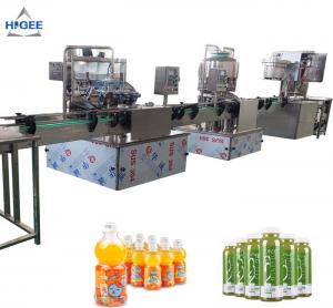 Quality 2000BPH Capacity Juice Filling Machine For 60-320 Mm Height Glass Bottle for sale