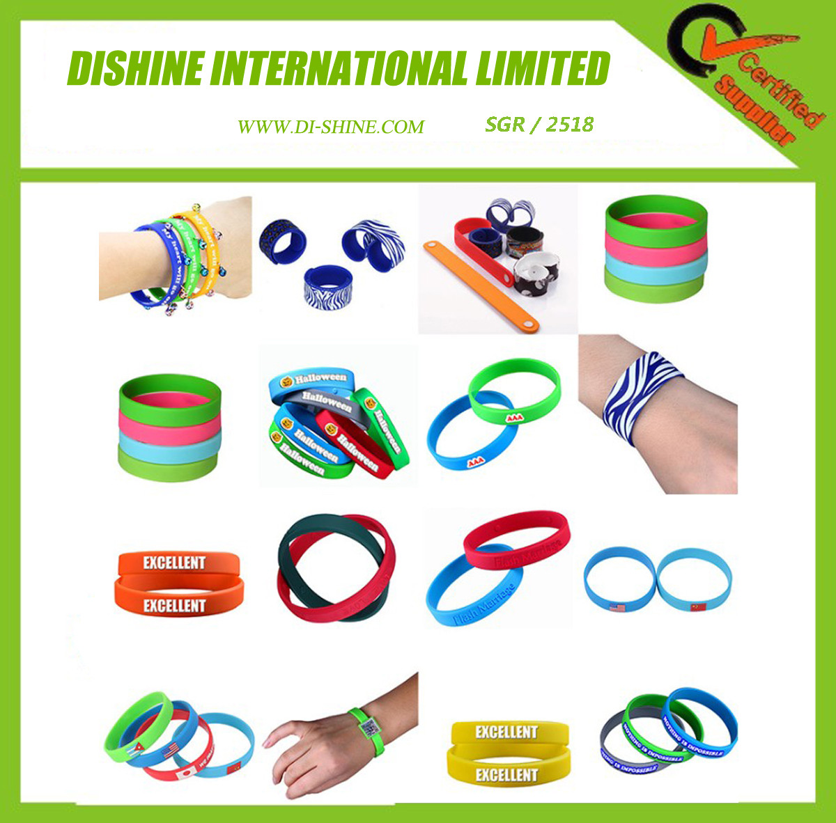 Quality silicone bracelets for sale