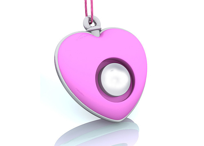 Quality Self defense mini personal key alarm with 130DB siren for heart shape for sale