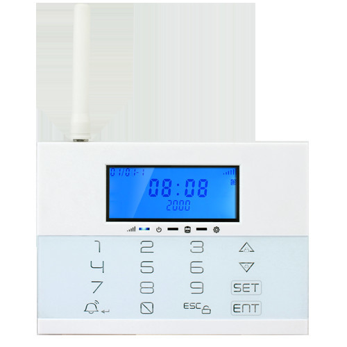Quality LCD Icons Touch Keypad Wireless GSM PSTN Burglar Alarm System with Wireless Flash Siren for sale