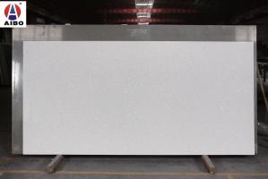 Quality White Mirror Artificial Quartz Slabs Size 3200*1800mm For Vanity Island Bench Top for sale