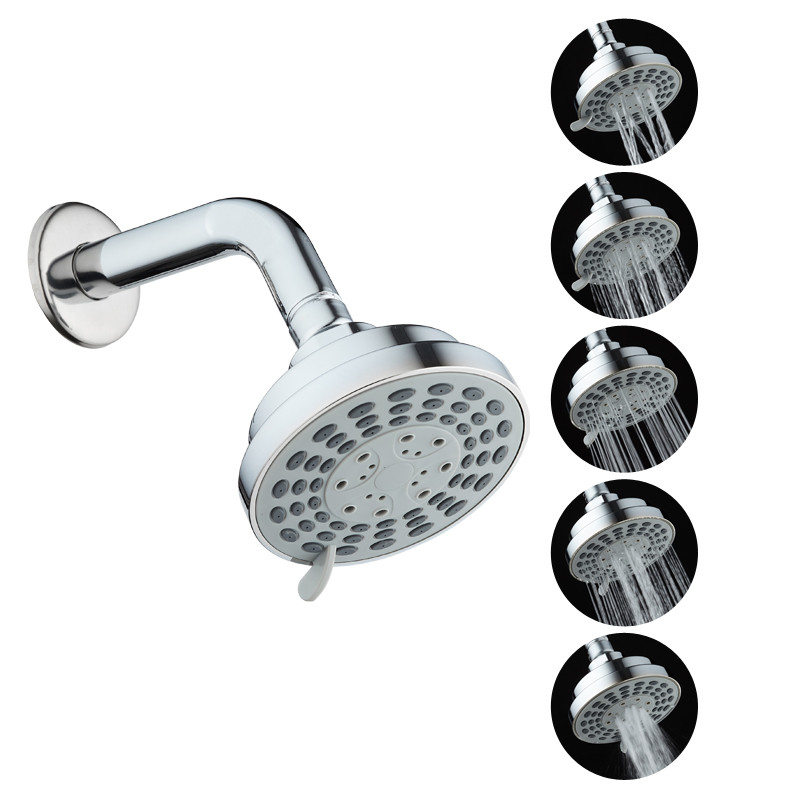 Quality OEM 0.4MPA Fixed Shower Rose , 5 Setting Water Saving Shower Rose for sale