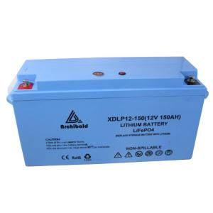 Quality CE Certified 24v 48v 12 Volt Deep Cycle Rv Battery 150ah Lifepo4 With Smart Software BMS for sale