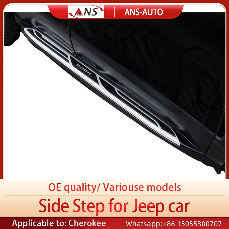 Quality Heat Resistant Jeep Cherokee Car Running Boards Aluminum Alloy for sale