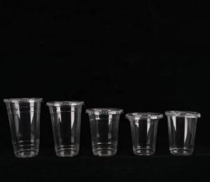 Quality Compostable Bio PLA Clear Biodegradable PLA Cups Eco Friendly for sale