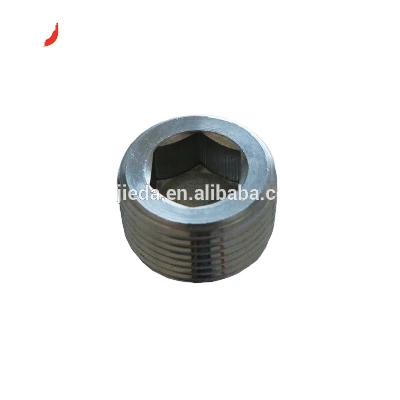 Quality high pressure carbon steel material all male thread internal hex plug for sale