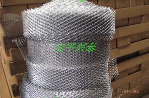 Quality 0.35mm Expanded Metal Lath Coil , Brick Reinforcement Mesh 50-200M Per Roll for sale