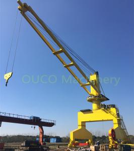 Quality Harbour Fixed Stiff Boom Crane Light Self-Weight Reasonable Design Easy Maintenance for sale