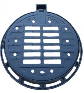 Quality Round gully grate 750x600x100, heavy gully grate EN124 D400, sewage cover for sale