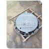 Buy cheap locable iron round 785x600x100mm EN124 C250 manhole cover Romania cover drainage from wholesalers