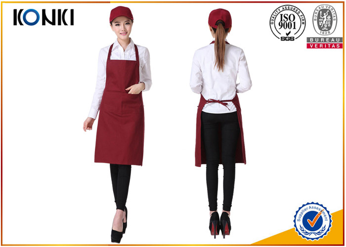 Quality Portable Custom Cooking Aprons , Waitress Personalized Chef Aprons for sale