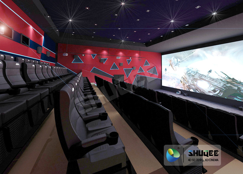 Quality Wonderful Viewing Experience 4D Theater Equipment Seamless Compatibility With Hollywood Movies for sale