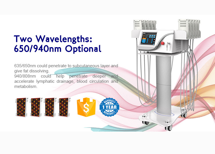 Quality Ce Approved 4d Lipo Laser Slimming Machine With 6/8/10/12/14/16 Pads for sale