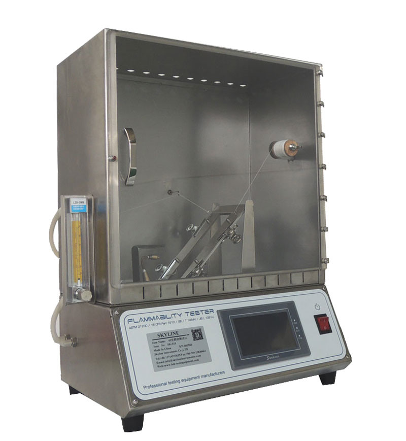 Quality ASTM D1230 Flammability Tester 45 Degree Automatic Flammability Tester for sale
