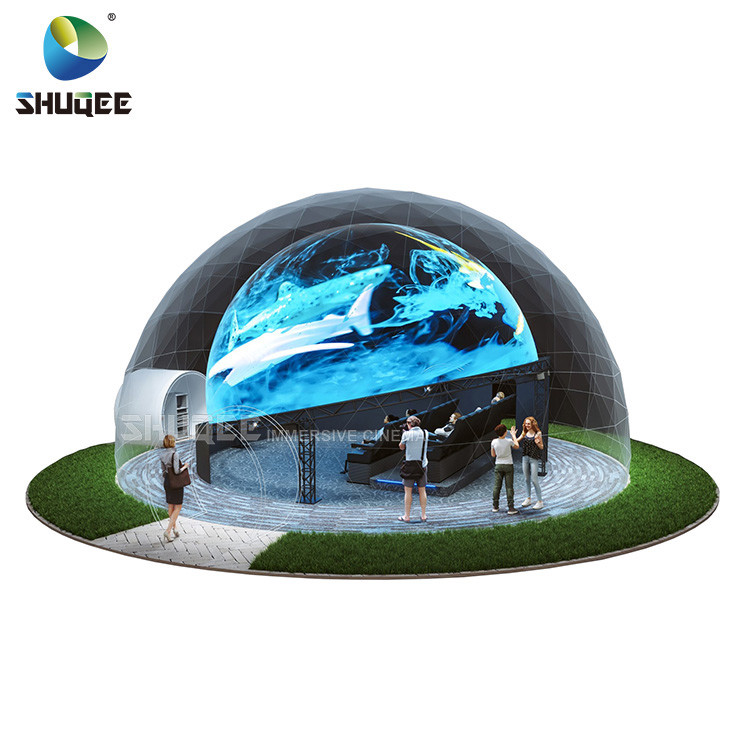 Buy cheap Curved Screen 360 Dome Movie Theater With 4DM Electric Motion Seats For Museum / from wholesalers