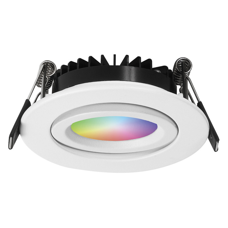 Quality Colour Changing RGBCW Smart LED Downlight Cool White 5000K for sale