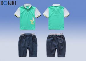 Quality Polo / Short Skirt Custom School Uniform For Kindergarten Kids for sale