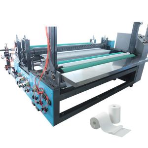 Quality 220m/min Tissue Paper Rewinding Machine PLC Touch Screen Combined Control for sale